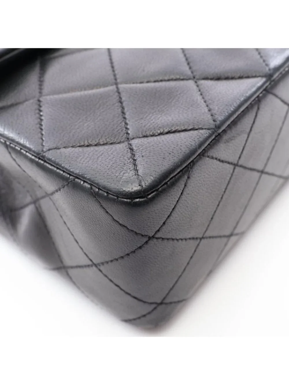 Chanel Shoulder Bag Mini Quilted 20 Black Lambskin Chain